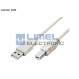 Kábel USB A zástrčka - USB B zástrčka 5,00m * USB 2.0